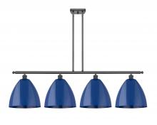 Innovations Lighting 516-4I-BK-MBD-12-BL - Plymouth - 4 Light - 50 inch - Matte Black - Cord hung - Island Light