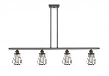 Innovations Lighting 516-4I-OB-CE513 - Muselet - 4 Light - 48 inch - Oil Rubbed Bronze - Cord hung - Island Light