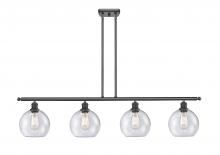 Innovations Lighting 516-4I-OB-G124-8 - Athens - 4 Light - 48 inch - Oil Rubbed Bronze - Cord hung - Island Light