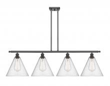 Innovations Lighting 516-4I-OB-GBC-124 - Berkshire - 4 Light - 50 inch - Oil Rubbed Bronze - Cord hung - Island Light