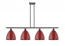 Innovations Lighting 516-4I-OB-MBD-9-RD - Plymouth - 4 Light - 48 inch - Oil Rubbed Bronze - Cord hung - Island Light