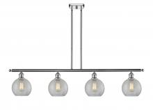 Innovations Lighting 516-4I-PC-G125-8 - Athens - 4 Light - 48 inch - Polished Chrome - Cord hung - Island Light