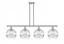 Innovations Lighting 516-4I-PN-G556-10CL - Rochester - 4 Light - 48 inch - Polished Nickel - Cord hung - Island Light