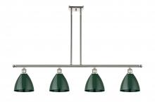 Innovations Lighting 516-4I-PN-MBD-75-GR - Plymouth - 4 Light - 48 inch - Polished Nickel - Cord hung - Island Light