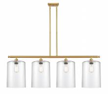 Innovations Lighting 516-4I-SG-G112-L - Cobbleskill - 4 Light - 48 inch - Satin Gold - Cord hung - Island Light