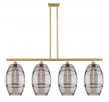 Innovations Lighting 516-4I-SG-G557-10SM - Vaz - 4 Light - 48 inch - Satin Gold - Cord hung - Island Light