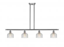 Innovations Lighting 516-4I-SN-G412 - Dayton - 4 Light - 48 inch - Brushed Satin Nickel - Cord hung - Island Light