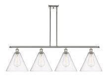 Innovations Lighting 516-4I-SN-GBC-124 - Berkshire - 4 Light - 50 inch - Brushed Satin Nickel - Cord hung - Island Light