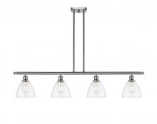 Innovations Lighting 516-4I-SN-GBD-752 - Bristol - 4 Light - 48 inch - Brushed Satin Nickel - Cord hung - Island Light