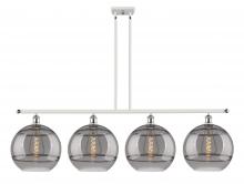 Innovations Lighting 516-4I-WPC-G556-12SM - Rochester - 4 Light - 50 inch - White Polished Chrome - Cord hung - Island Light