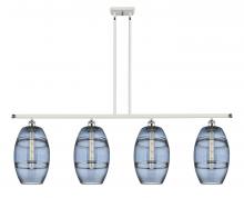 Innovations Lighting 516-4I-WPC-G557-8BL - Vaz - 4 Light - 48 inch - White Polished Chrome - Cord hung - Island Light