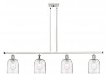 Innovations Lighting 516-4I-WPC-G558-6SDY - Bella - 4 Light - 48 inch - White Polished Chrome - Cord hung - Island Light