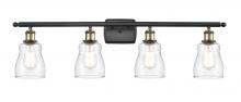 Innovations Lighting 516-4W-BAB-G392 - Ellery - 4 Light - 35 inch - Black Antique Brass - Bath Vanity Light