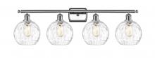 Innovations Lighting 516-4W-PC-G1215-8 - Athens Water Glass - 4 Light - 38 inch - Polished Chrome - Bath Vanity Light