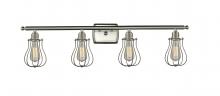 Innovations Lighting 516-4W-SN-CE513 - Muselet - 4 Light - 36 inch - Brushed Satin Nickel - Bath Vanity Light