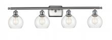 Innovations Lighting 516-4W-SN-G122-6 - Athens - 4 Light - 36 inch - Brushed Satin Nickel - Bath Vanity Light
