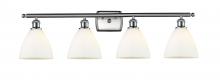 Innovations Lighting 516-4W-SN-GBD-751 - Bristol - 4 Light - 38 inch - Brushed Satin Nickel - Bath Vanity Light