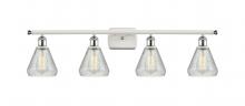 Innovations Lighting 516-4W-WPC-G275 - Conesus - 4 Light - 36 inch - White Polished Chrome - Bath Vanity Light