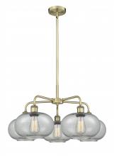 Innovations Lighting 516-5CR-AB-G247 - Gorham - 5 Light - 28 inch - Antique Brass - Chandelier