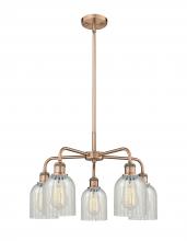 Innovations Lighting 516-5CR-AC-G2511 - Caledonia - 5 Light - 23 inch - Antique Copper - Chandelier