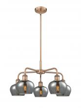 Innovations Lighting 516-5CR-AC-G93 - Fenton - 5 Light - 25 inch - Antique Copper - Chandelier