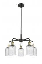 Innovations Lighting 516-5CR-BAB-G559-5SDY - Bridal Veil - 5 Light - 23 inch - Black Antique Brass - Chandelier