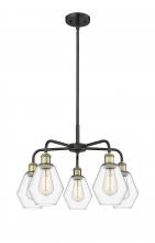 Innovations Lighting 516-5CR-BAB-G652-6 - Cindyrella - 5 Light - 24 inch - Black Antique Brass - Chandelier