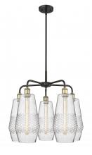 Innovations Lighting 516-5CR-BAB-G684-7 - Windham - 5 Light - 25 inch - Black Antique Brass - Chandelier