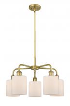 Innovations Lighting 516-5CR-BB-G111 - Cobbleskill - 5 Light - 23 inch - Brushed Brass - Chandelier