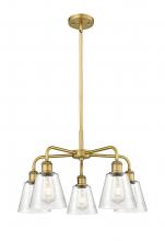 Innovations Lighting 516-5CR-BB-G454 - Caton - 5 Light - 23 inch - Brushed Brass - Chandelier