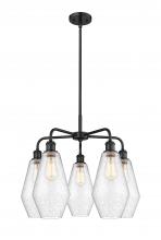 Innovations Lighting 516-5CR-BK-G654-7 - Cindyrella - 5 Light - 25 inch - Matte Black - Chandelier