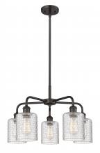 Innovations Lighting 516-5CR-OB-G112C-5CL - Cobbleskill - 5 Light - 23 inch - Oil Rubbed Bronze - Chandelier