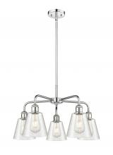 Innovations Lighting 516-5CR-PC-G454 - Caton - 5 Light - 23 inch - Polished Chrome - Chandelier