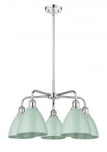 Innovations Lighting 516-5CR-PC-MBD-75-SF - Plymouth - 5 Light - 26 inch - Polished Chrome - Chandelier