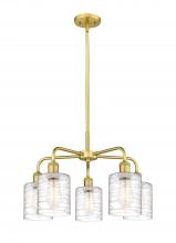 Innovations Lighting 516-5CR-SG-G1113 - Cobbleskill - 5 Light - 23 inch - Satin Gold - Chandelier