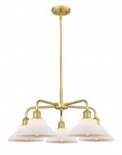 Innovations Lighting 516-5CR-SG-G131 - Orwell - 5 Light - 26 inch - Satin Gold - Chandelier