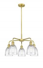 Innovations Lighting 516-5CR-SG-G442 - Brookfield - 5 Light - 24 inch - Satin Gold - Chandelier