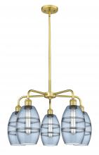 Innovations Lighting 516-5CR-SG-G557-6BL - Vaz - 5 Light - 24 inch - Satin Gold - Chandelier