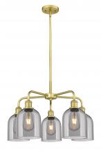 Innovations Lighting 516-5CR-SG-G558-6SM - Bella - 5 Light - 24 inch - Satin Gold - Chandelier