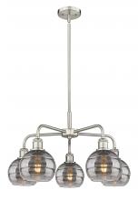 Innovations Lighting 516-5CR-SN-G556-6SM - Rochester - 5 Light - 24 inch - Satin Nickel - Chandelier