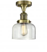 Innovations Lighting 517-1CH-AB-G72 - Bell - 1 Light - 8 inch - Antique Brass - Semi-Flush Mount