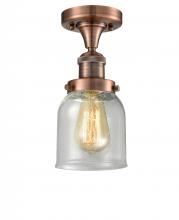 Innovations Lighting 517-1CH-AC-G54 - Bell - 1 Light - 5 inch - Antique Copper - Semi-Flush Mount