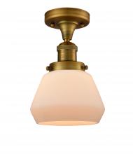 Innovations Lighting 517-1CH-BB-G171 - Fulton - 1 Light - 7 inch - Brushed Brass - Semi-Flush Mount