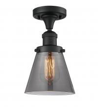 Innovations Lighting 517-1CH-BK-G63 - Cone - 1 Light - 7 inch - Matte Black - Semi-Flush Mount