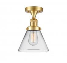 Innovations Lighting 517-1CH-SG-G42 - Cone - 1 Light - 8 inch - Satin Gold - Semi-Flush Mount