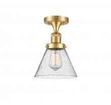 Innovations Lighting 517-1CH-SG-G44 - Cone - 1 Light - 8 inch - Satin Gold - Semi-Flush Mount