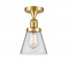 Innovations Lighting 517-1CH-SG-G62 - Cone - 1 Light - 7 inch - Satin Gold - Semi-Flush Mount