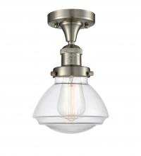 Innovations Lighting 517-1CH-SN-G322 - Olean - 1 Light - 7 inch - Brushed Satin Nickel - Semi-Flush Mount