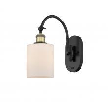 Innovations Lighting 518-1W-BAB-G111 - Cobbleskill - 1 Light - 5 inch - Black Antique Brass - Sconce