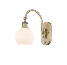 Innovations Lighting 518-1W-BB-G121-6 - Athens - 1 Light - 6 inch - Brushed Brass - Sconce